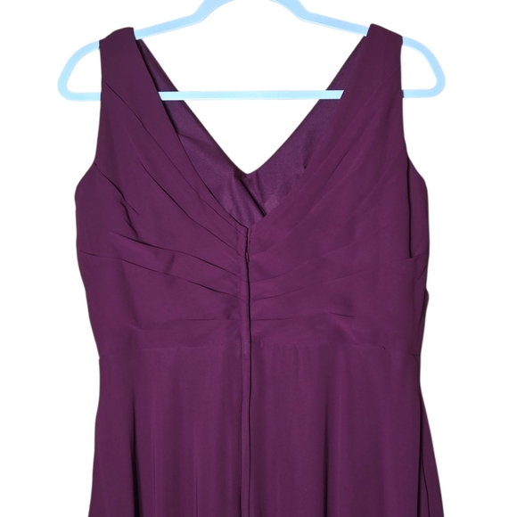 NWT Kennedy Blue Kristen Dress In Bordeaux Size 12 - Picture 5 of 8